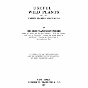 Useful Wild Plants